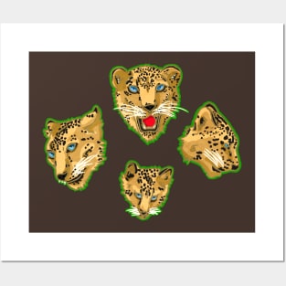 Leopard Pattern Posters and Art